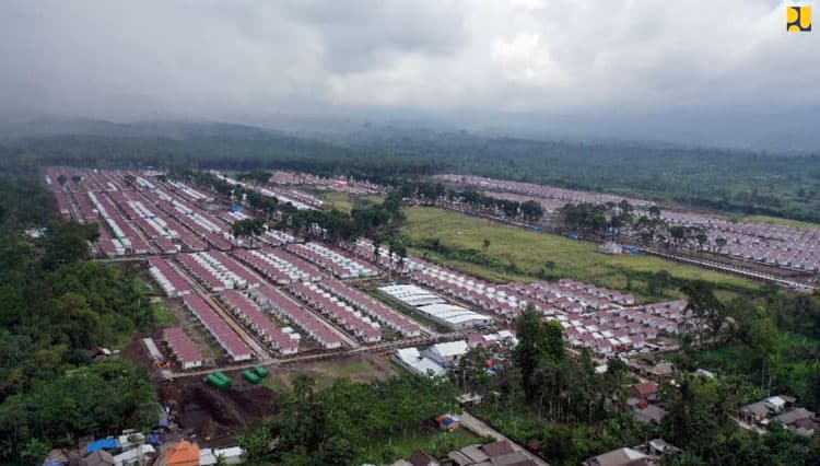 Kementerian PUPR RI Pastikan 300 Huntap di Lumajang Siap Huni Saat Idul Fitri