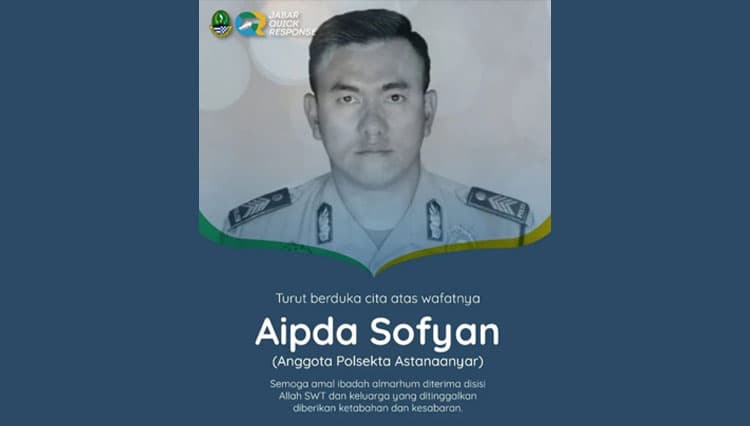 Aipda Sofyan Gugur Jadi Korban Bom Bunuh Diri di Mapolsek Astanaanyar