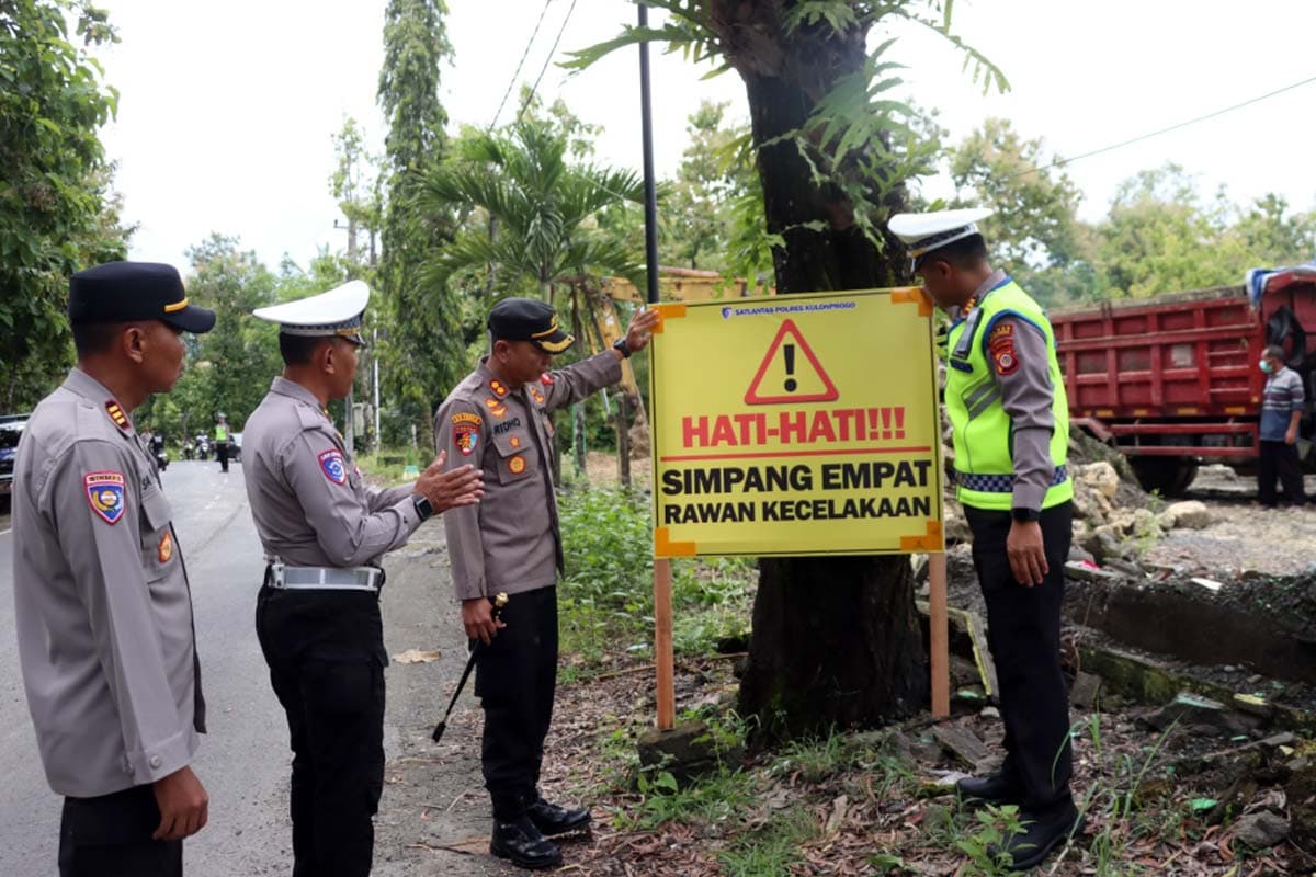 Polres Kulon Progo Petakan Titik Rawan Kecelakaan di Jalur Alternatif Mudik ke Magelang